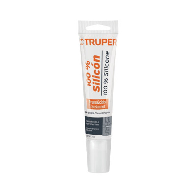 Truper Sellador transparente 100% silicón de 85 g | 17562