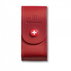 Victorinox Funda de piel roja con botón para herramienta de 91 mm (5 a 8 capas) | 4.0521.1 :